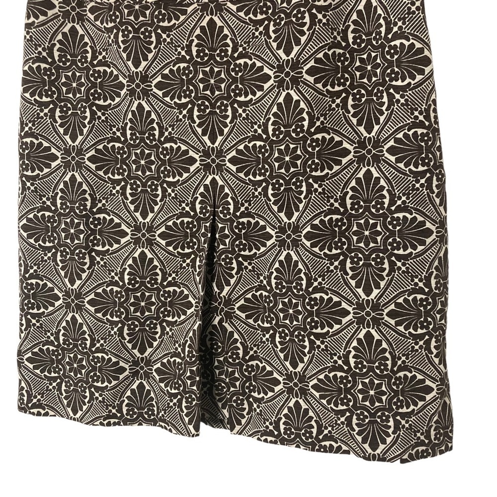 Ann Taylor LOFT | Silk Linen Skirt Front Pleat A-Line Size 4 - Picture 2 of 10
